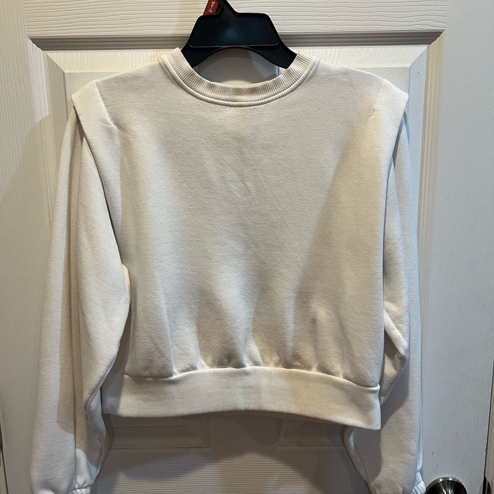 CALIA by Carrie Underwood White Crew Neck Sweater